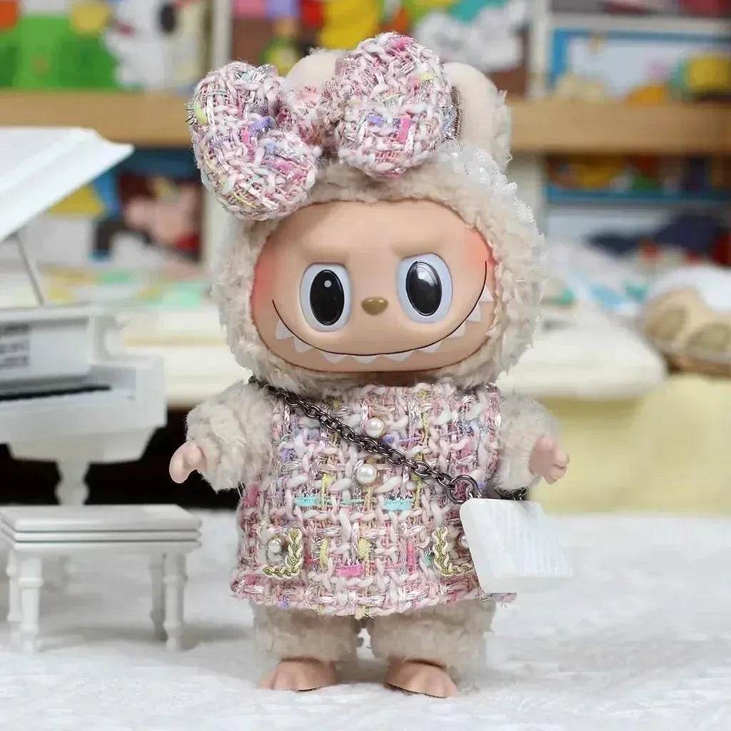 17cm Labubu Doll Clothes Outfit Accessories For Korea Kpop Exo Labubu Idol V1 V2 Skirt Sweater Clothing Gift - ToylandEU
