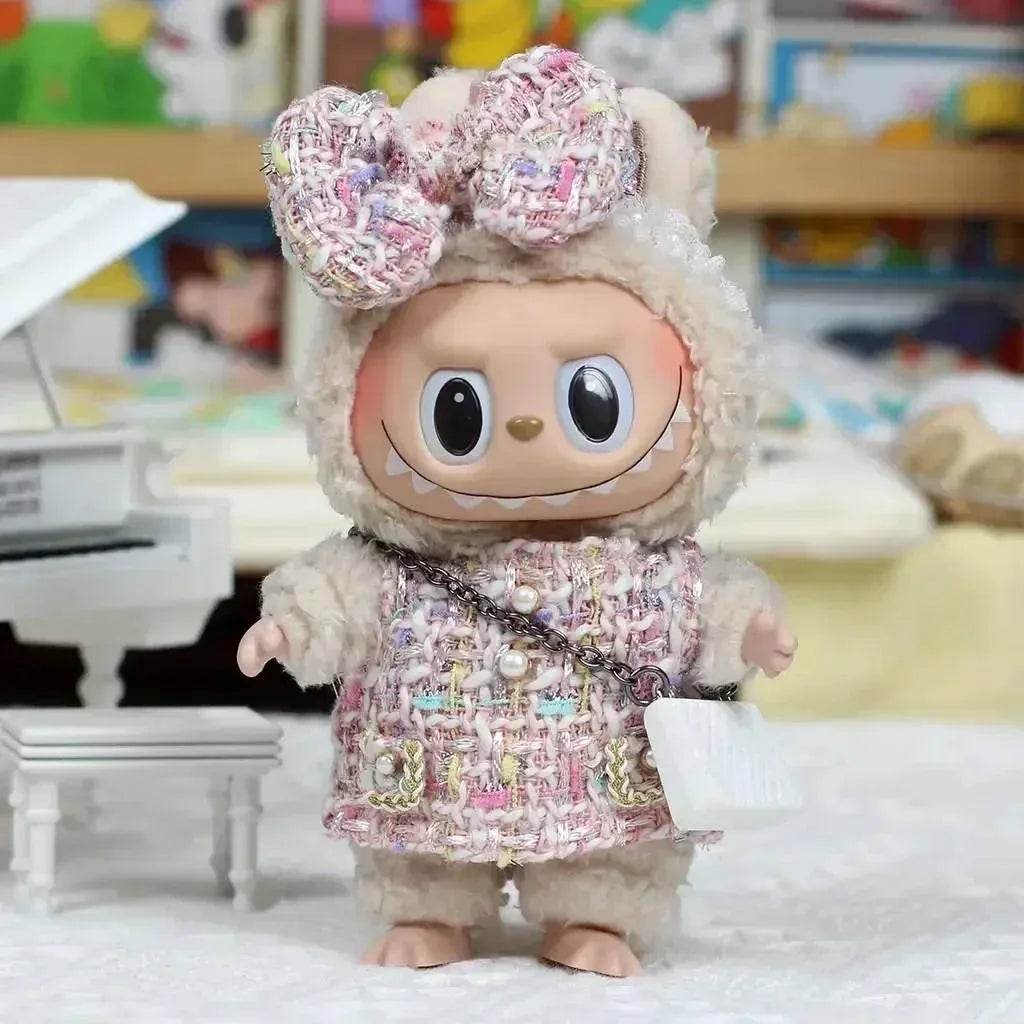17cm Labubu Doll Clothes Outfit Accessories For Korea Kpop Exo Labubu Idol V1 V2 Skirt Sweater Clothing Gift - ToylandEU