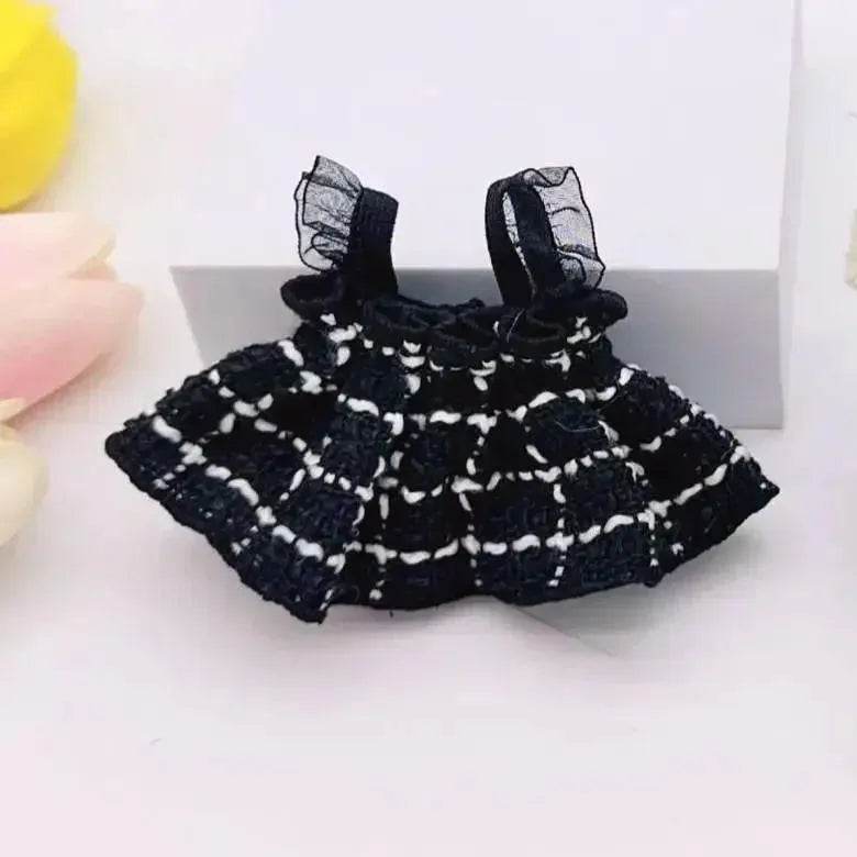 17cm Labubu Doll Clothes Outfit Accessories For Korea Kpop Exo Labubu Idol V1 V2 Skirt Sweater Clothing Gift - ToylandEU