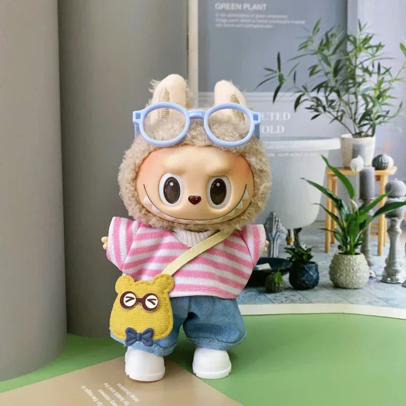 17cm Labubu Doll Clothes Set For Premium Plush Toy Accessories - ToylandEU