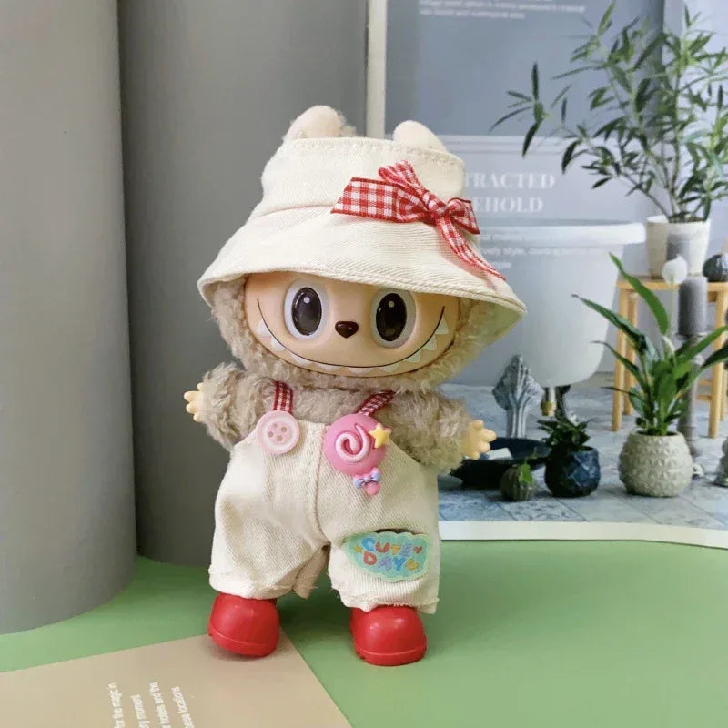 17cm Labubu Doll Clothes Set For Premium Plush Toy Accessories - ToylandEU