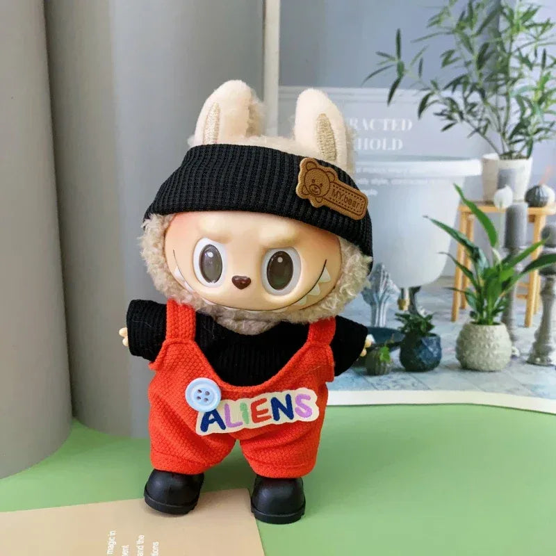 17cm Labubu Doll Clothes Set For Premium Plush Toy Accessories - ToylandEU