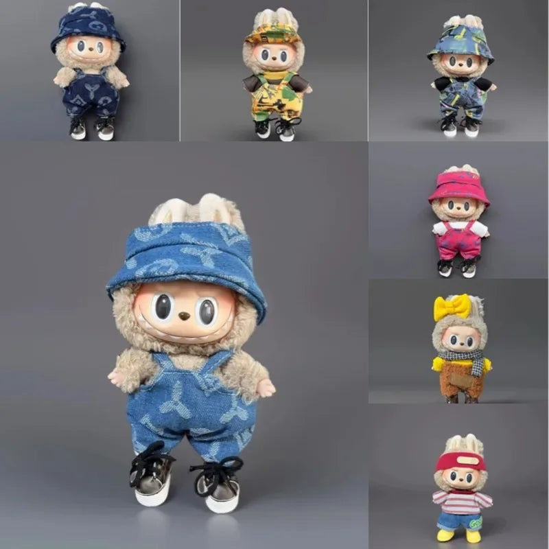 17cm Labubu Doll Clothes Set With Accessories Perfect Gift - ToylandEU