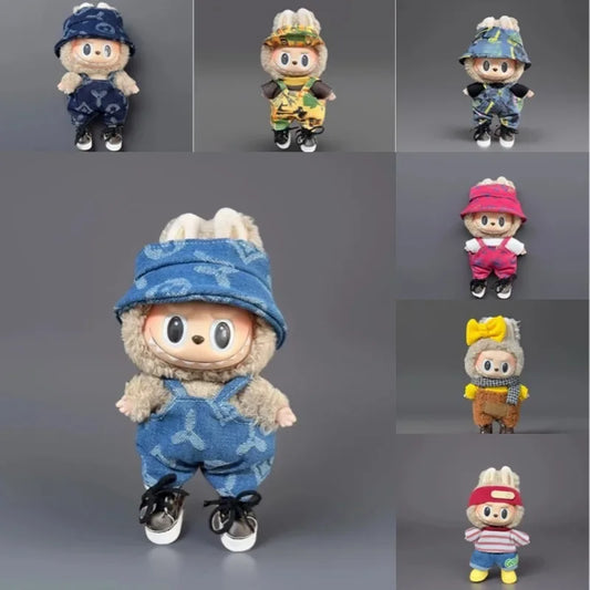 17cm Labubu Doll Clothes Set With Accessories Perfect Gift - ToylandEU