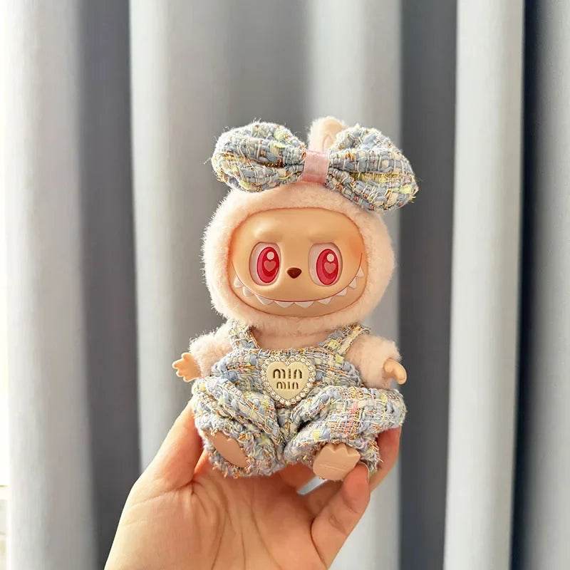 17cm Labubu Doll Clothes Shoes Bag Monster Outfit Accessories Clothing DIY Kids Gift Sweet Princess High Quality Dress - ToylandEU