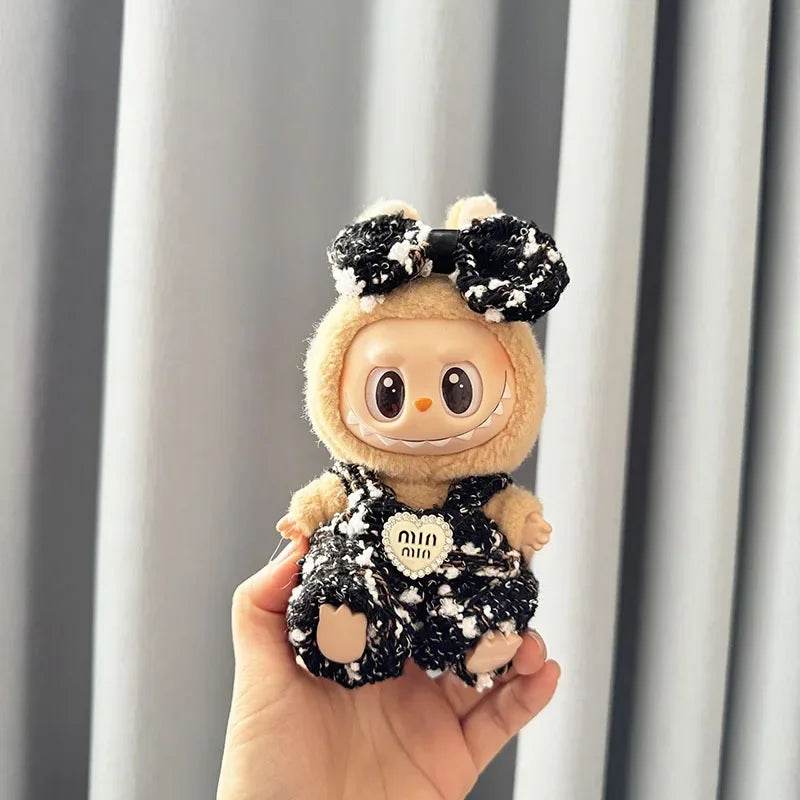 17cm Labubu Doll Clothes Shoes Bag Monster Outfit Accessories Clothing DIY Kids Gift Sweet Princess High Quality Dress - ToylandEU