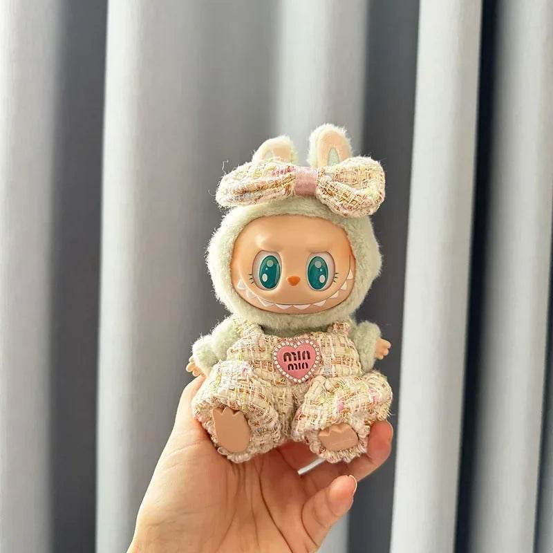 17cm Labubu Doll Clothes Shoes Bag Monster Outfit Accessories Clothing DIY Kids Gift Sweet Princess High Quality Dress - ToylandEU