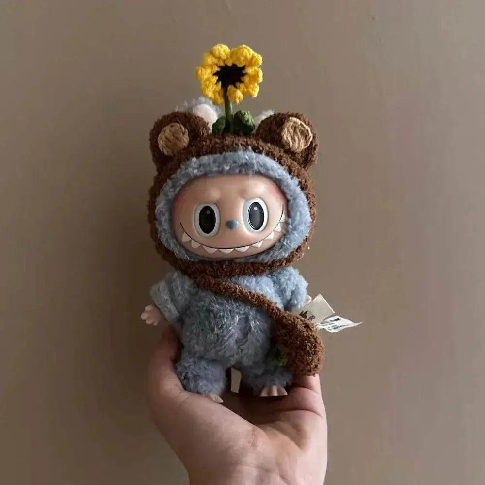  17cm Labubu Doll Clothes Sunflower Red Flower Heartbeat -  ToylandEU™