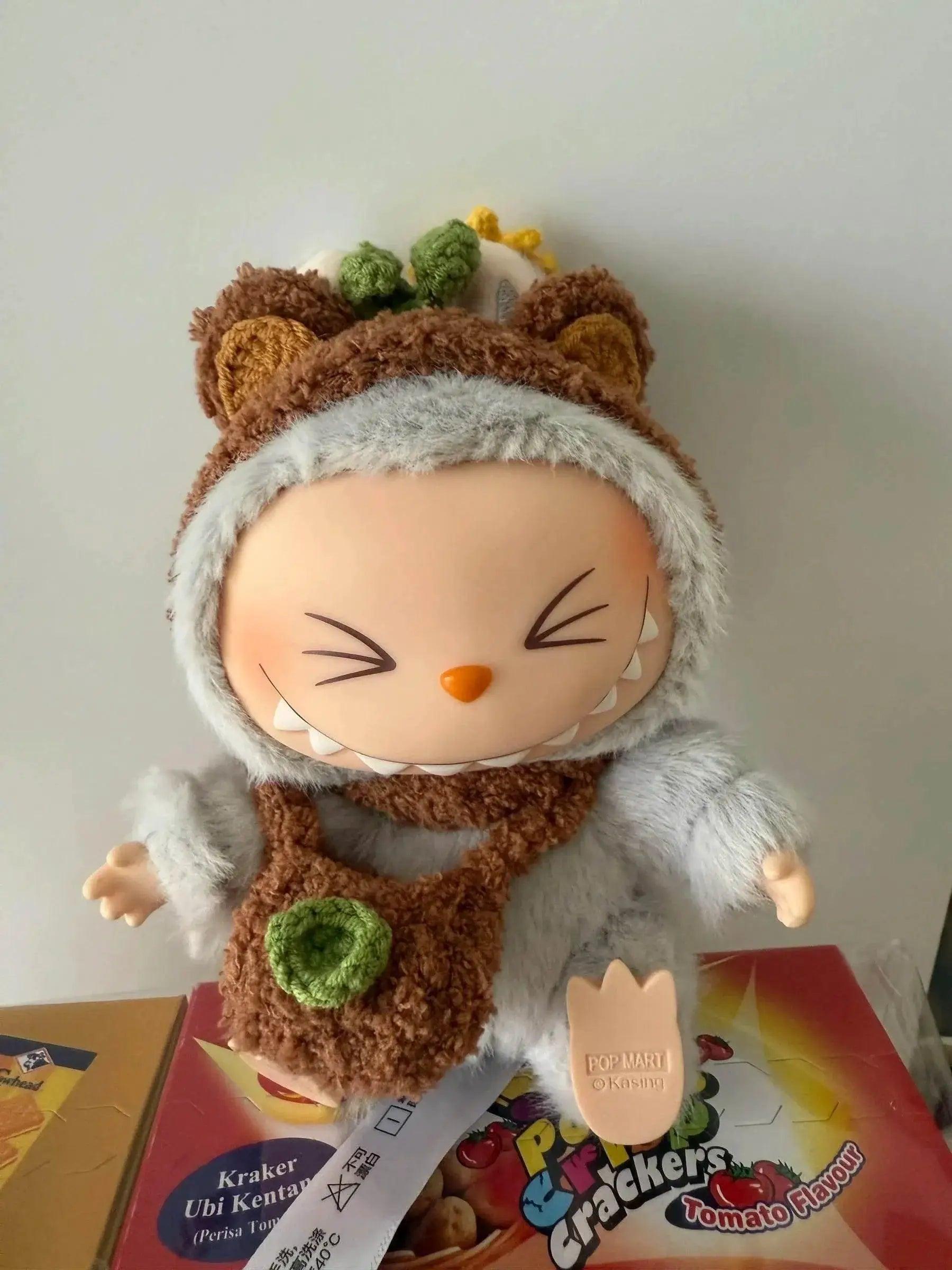  17cm Labubu Doll Clothes Sunflower Red Flower Heartbeat -  ToylandEU™
