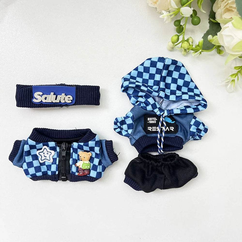 17cm Labubu Doll Clothing Toy Cute Mini Plush Doll Clothing Accessory Set Jumpsuit Children's Gift - ToylandEU