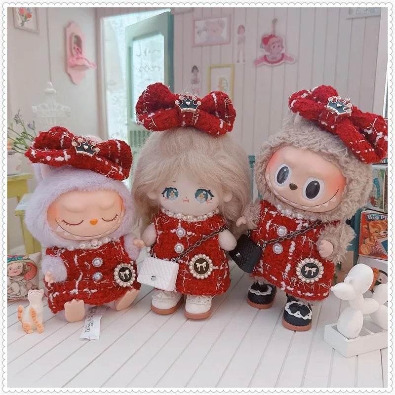 17cm Labubu Doll Luxury Clothes Customization Fashion Accessories - ToylandEU