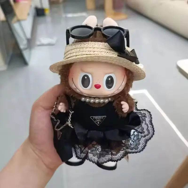 17cm Labubu Doll Luxury Clothes Customization Fashion Accessories - ToylandEU