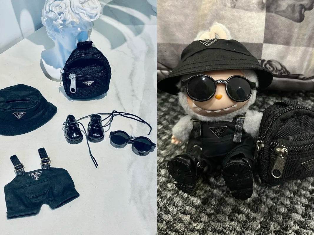 17cm Labubu Doll Luxury Clothes Customization Fashion Accessories - ToylandEU