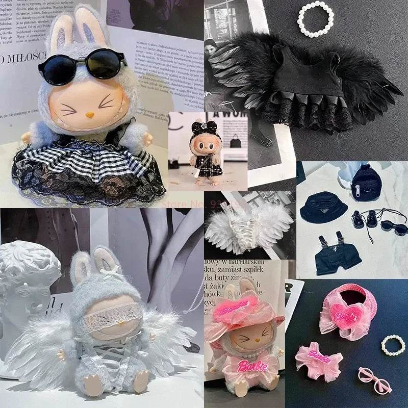 17cm Labubu Doll Luxury Clothes Customization Fashion Accessories - ToylandEU