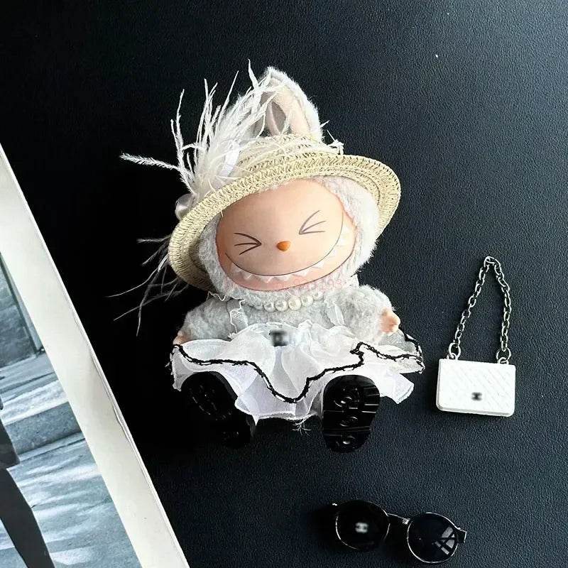 17cm Labubu Doll Luxury Clothes Customization Fashion Accessories - ToylandEU