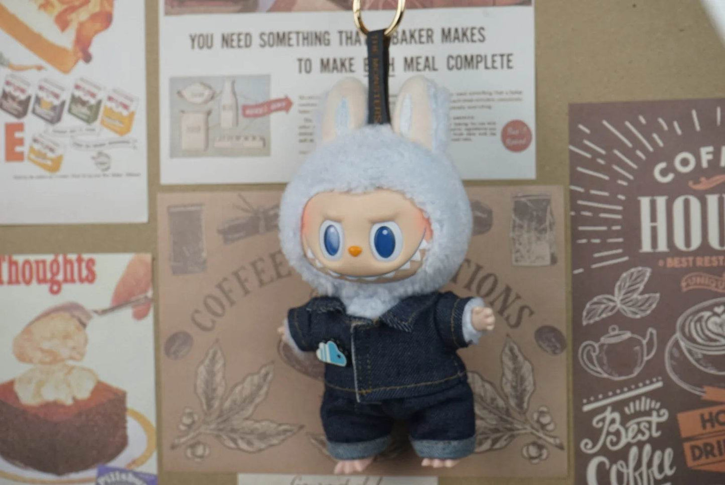 17cm Labubu V3 Denim Outfit Set Fashion Doll Clothing - ToylandEU