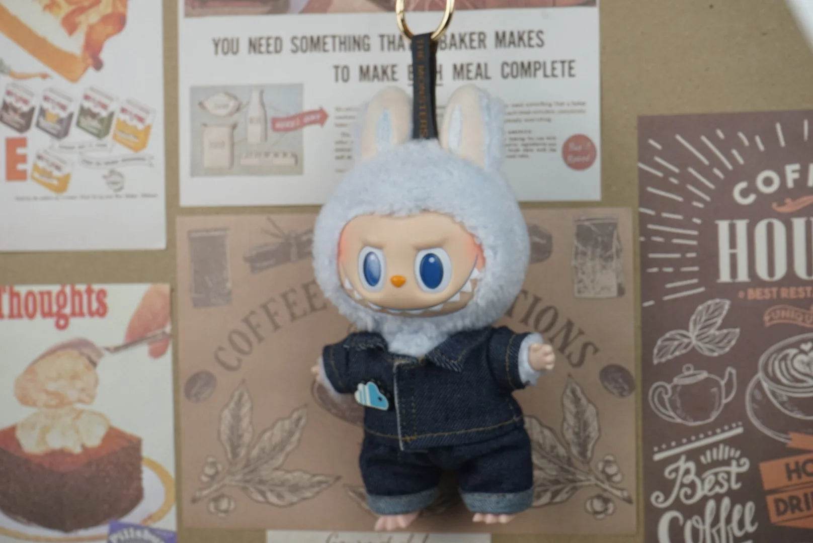 17cm Labubu V3 Denim Outfit Set Fashion Doll Clothing - ToylandEU