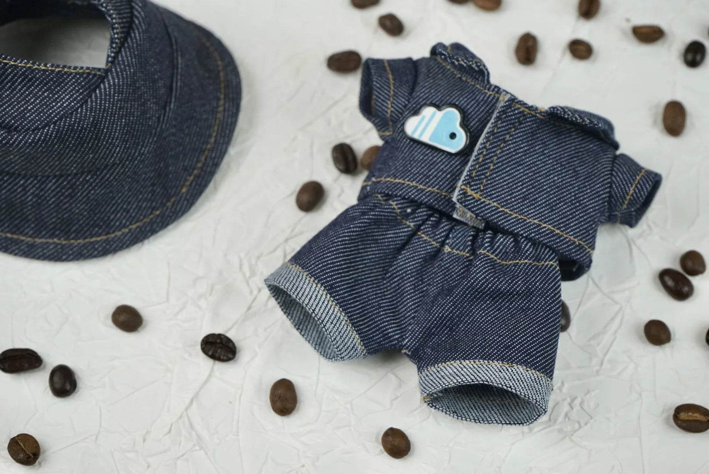 17cm Labubu V3 Denim Outfit Set Fashion Doll Clothing - ToylandEU