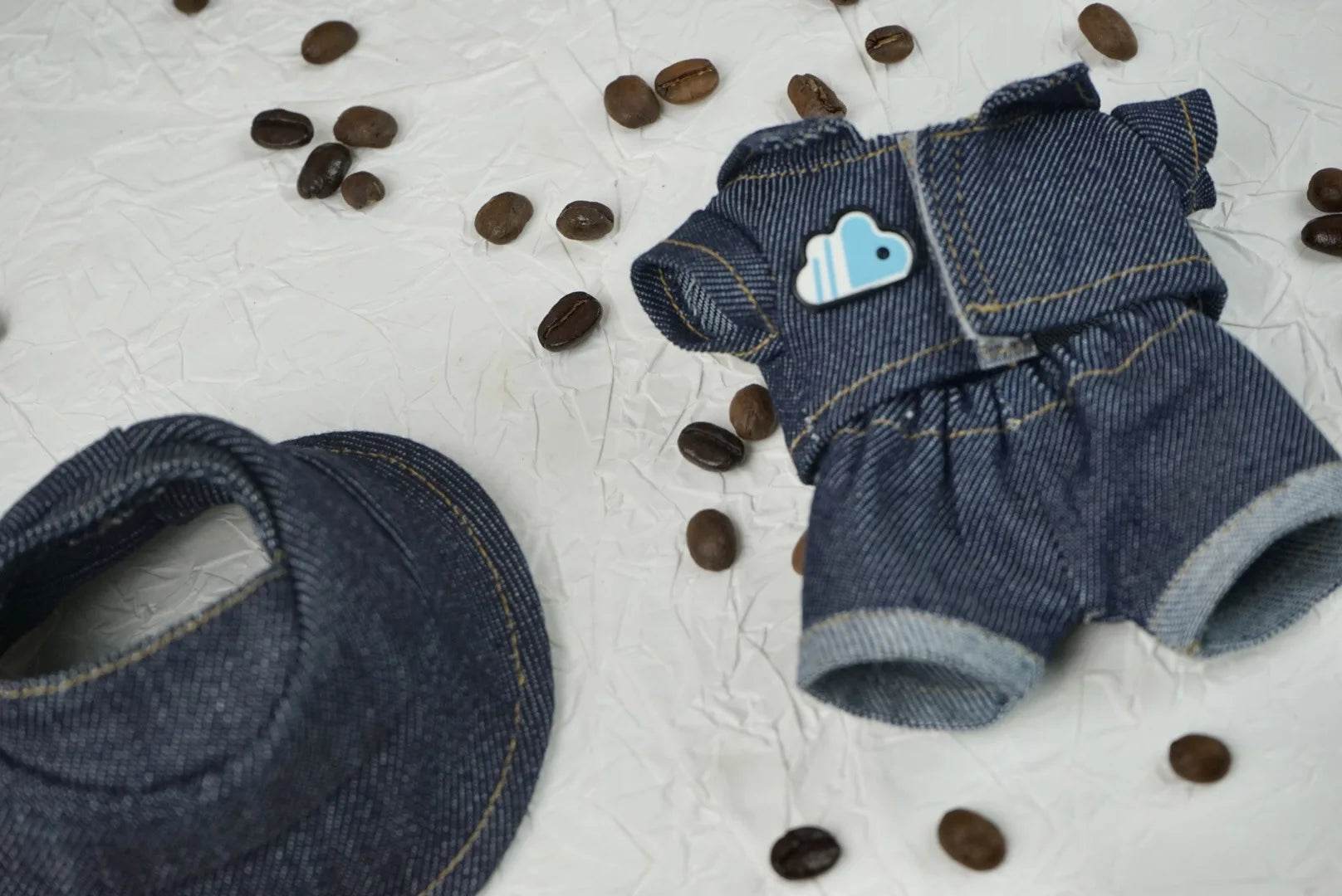 17cm Labubu V3 Denim Outfit Set Fashion Doll Clothing - ToylandEU