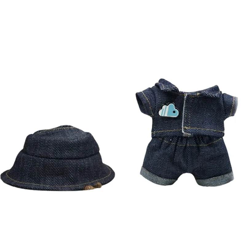 17cm Labubu V3 Denim Outfit Set Fashion Doll Clothing - ToylandEU