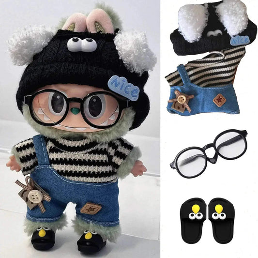  17cm Mini Doll'S Clothes Outfit Accessories Striped Sweater -  ToylandEU™