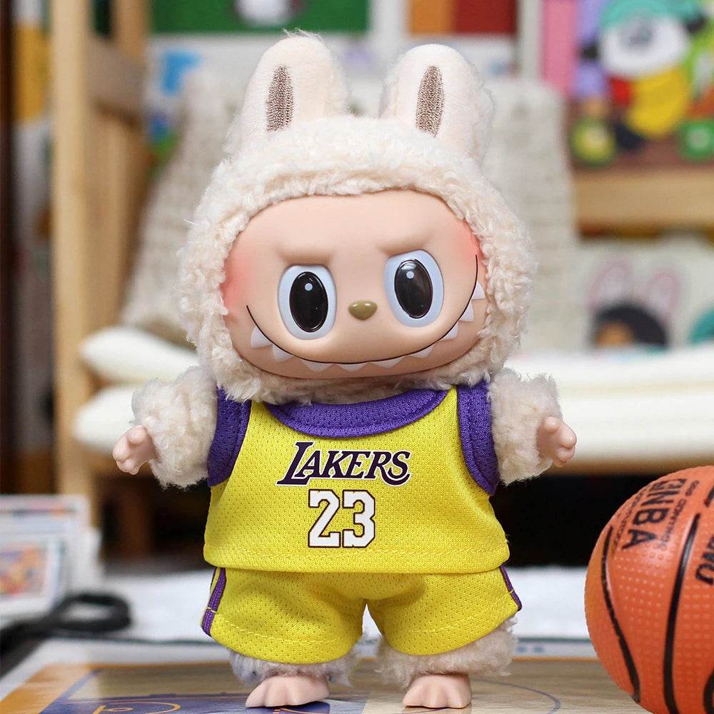 17cm Mini Labubu Doll Clothes Outfit Accessories for Basketball Player Clothing Gift - ToylandEU