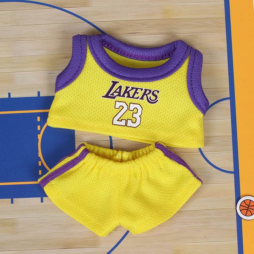 17cm Mini Labubu Doll Clothes Outfit Accessories for Basketball Player Clothing Gift - ToylandEU