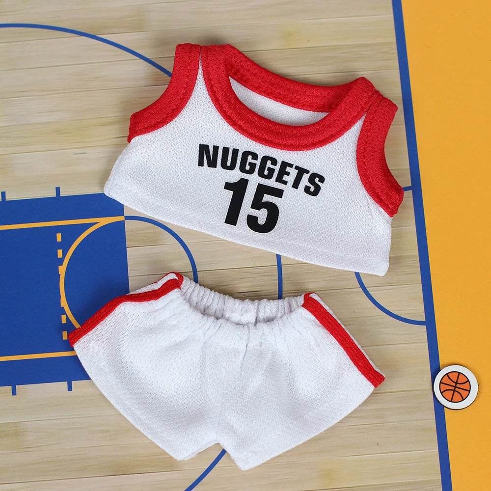 17cm Mini Labubu Doll Clothes Outfit Accessories for Basketball Player Clothing Gift - ToylandEU
