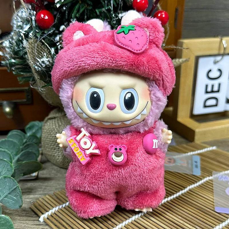 17cm Mini Plush Doll Clothes Outfit Accessories For Korea Kpop Exo Labubu I II Idol Dolls Sit Party Overalls Clothing Gift - ToylandEU