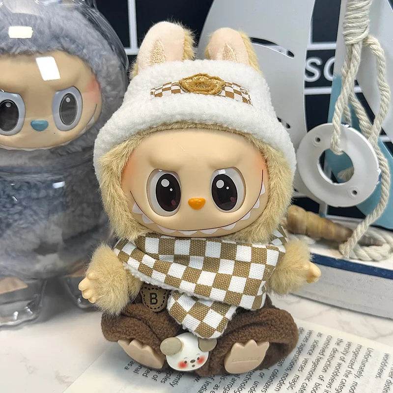 17cm Mini Plush Doll Clothes Outfit Accessories For Korea Kpop Exo Labubu I II Idol Dolls Sit Party Overalls Clothing Gift - ToylandEU
