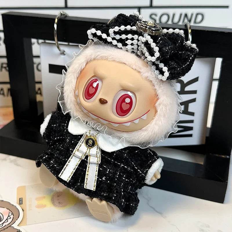 17cm Mini Plush Doll Clothes Outfit Accessories For Korea Kpop Exo Labubu I II Idol Dolls Sit Party Overalls Clothing Gift - ToylandEU