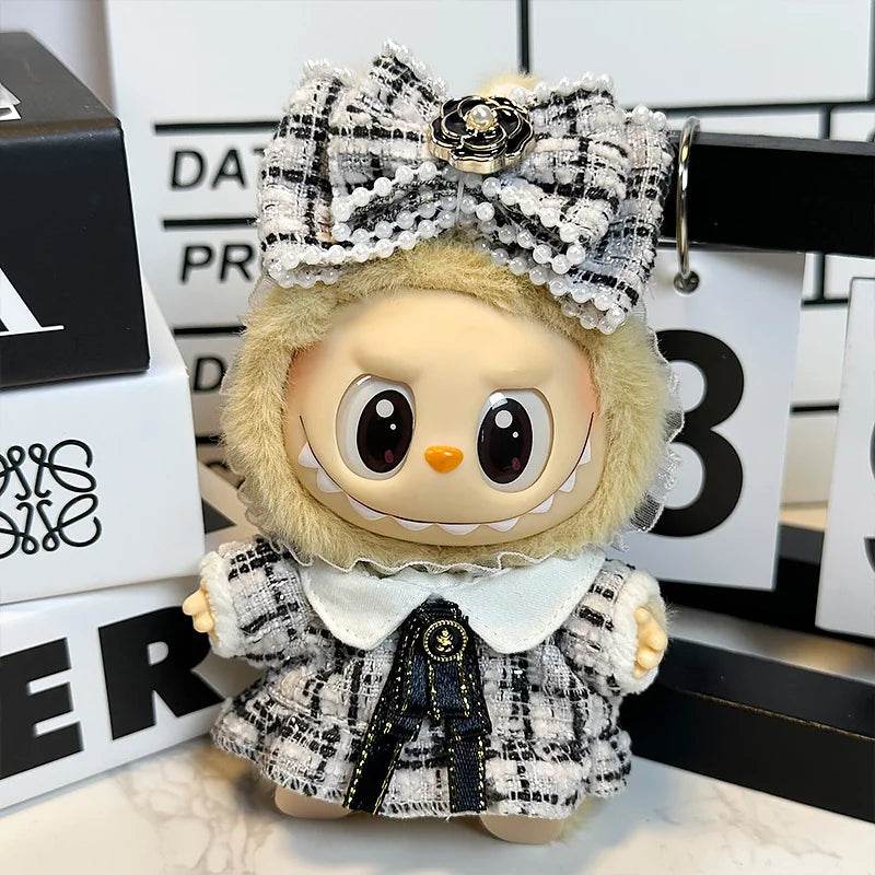 17cm Mini Plush Doll Clothes Outfit Accessories For Korea Kpop Exo Labubu I II Idol Dolls Sit Party Overalls Clothing Gift - ToylandEU