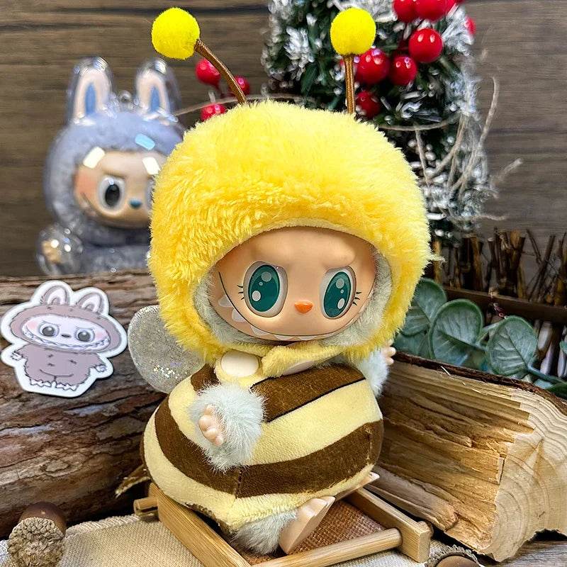 17cm Mini Plush Doll Clothes Outfit Accessories For Korea Kpop Exo Labubu I II Idol Dolls Sit Party Overalls Clothing Gift - ToylandEU