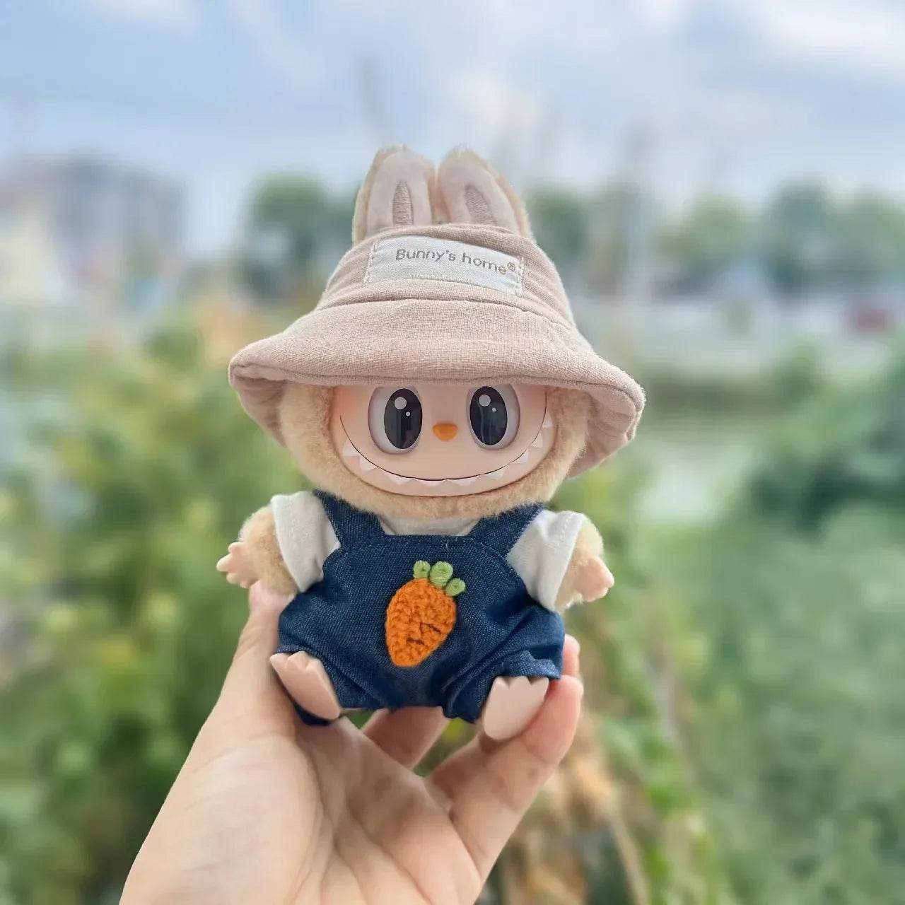 17cm Mini Plush Doll's Clothes Outfit Accessories For Korea Kpop Exo Labubu I II Idol Dolls Overalls Clothing Gift - ToylandEU
