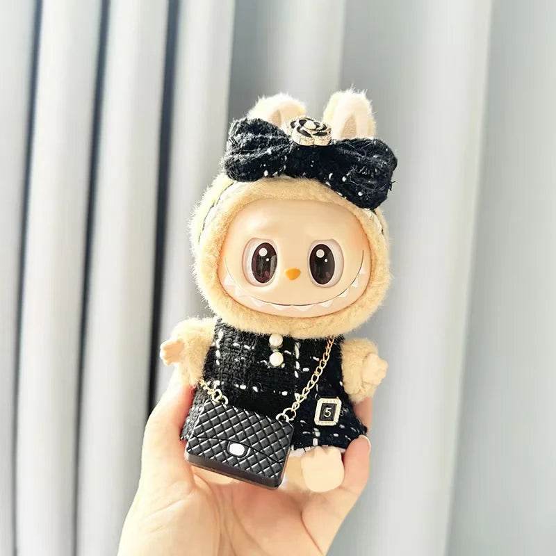 17cm Mini Plush Doll's Clothes Outfit Accessories For Korea Kpop Exo Labubu I II Idol Dolls Overalls Clothing Gift - ToylandEU