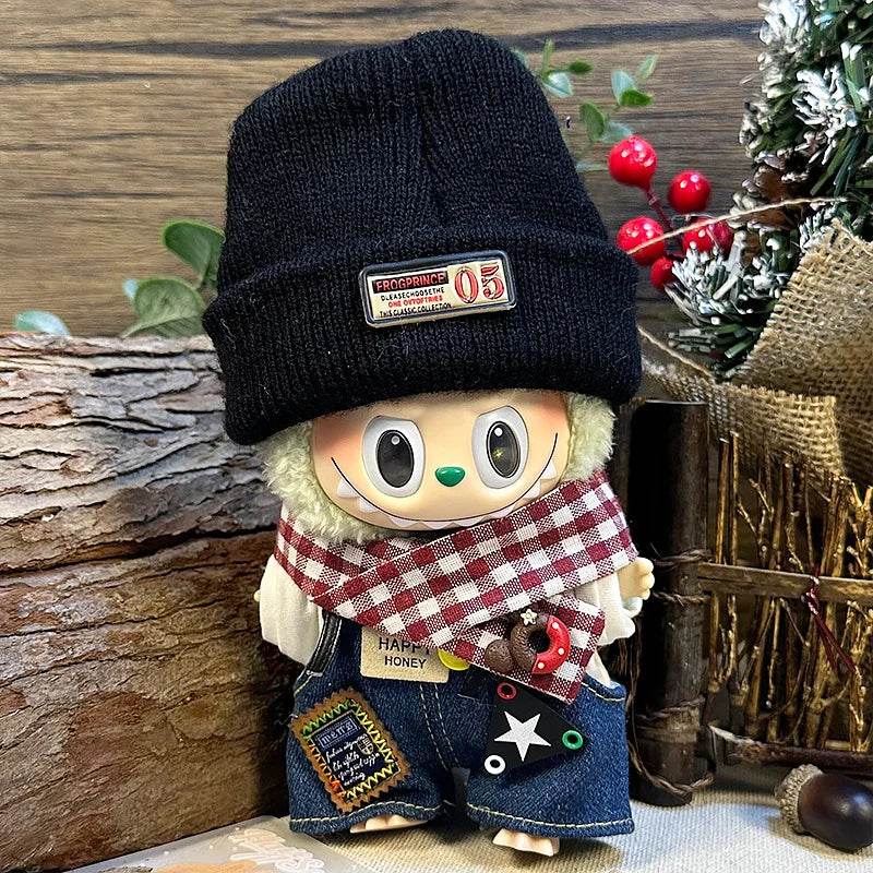 17cm Mini Plush Doll's Clothes Outfit Accessories For Korea Kpop Exo Labubu I II Idol Dolls Overalls Clothing Gift - ToylandEU