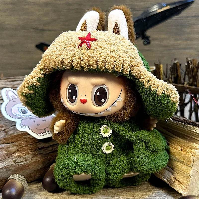 17cm Mini Plush Doll's Clothes Outfit Accessories For Korea Kpop Exo Labubu I II Idol Dolls Overalls Clothing Gift - ToylandEU
