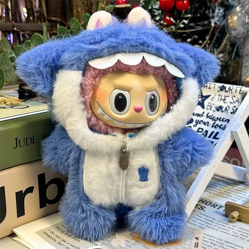 17cm Mini Plush Doll's Clothes Outfit Accessories For Korea Kpop Exo Labubu I II Idol Dolls Overalls Clothing Gift - ToylandEU
