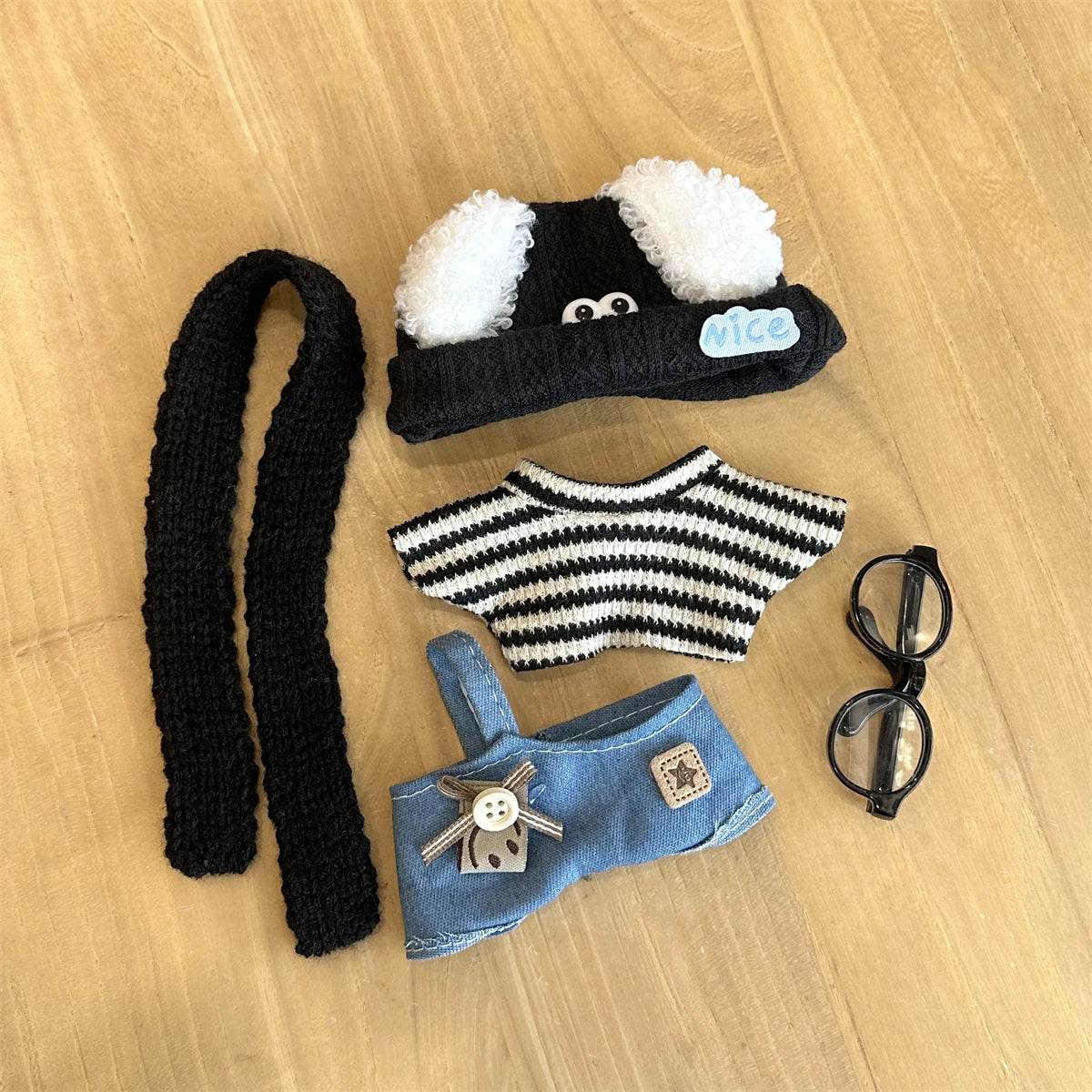 17cm Mini Plush Doll's Clothes Outfit Accessories For Kpop - ToylandEU