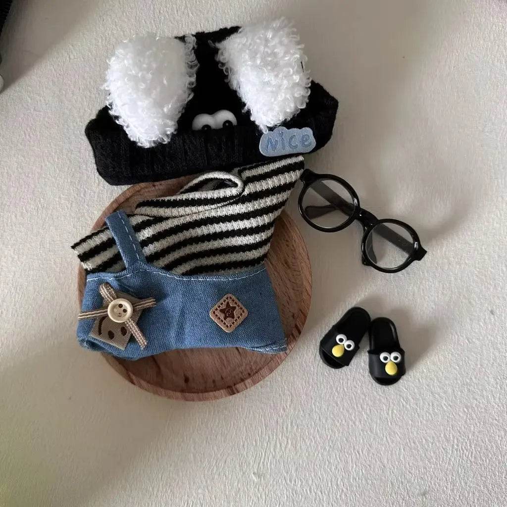 17cm Mini Plush Doll's Clothes Outfit Accessories For Kpop - ToylandEU