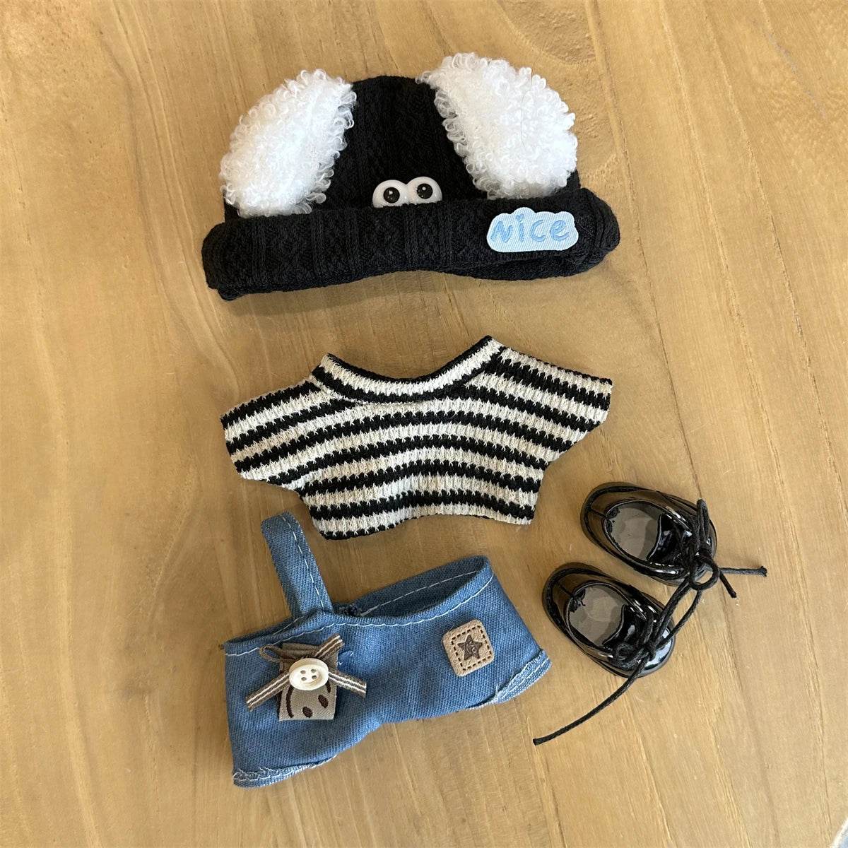 17cm Mini Plush Doll's Clothes Outfit Accessories For Kpop - ToylandEU