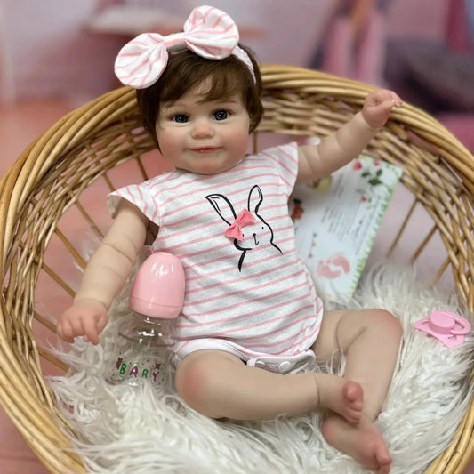  18-20 Inch Reborn Doll Rooted Hair 3D Painted Skin -  ToylandEU™