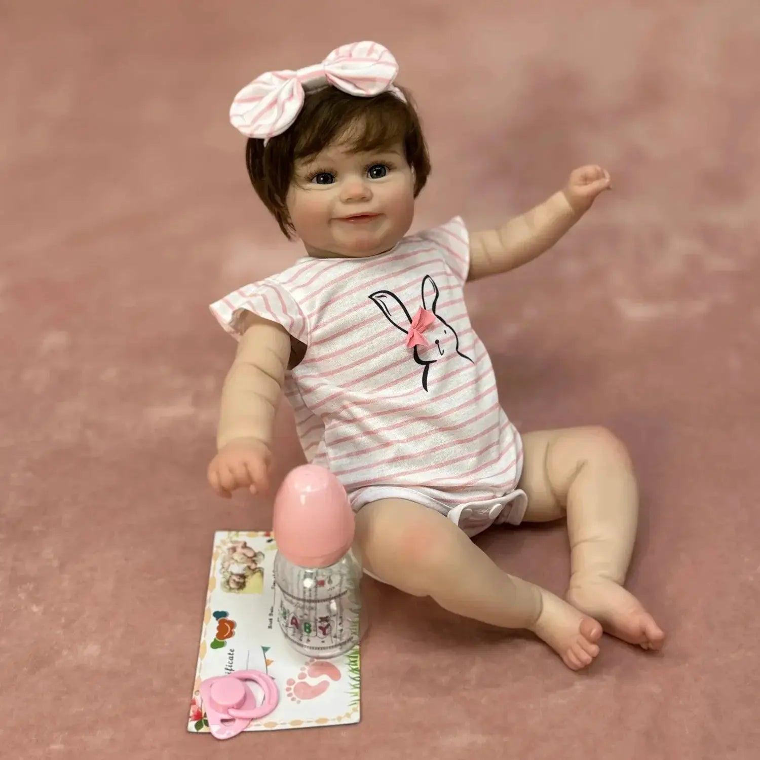  18-20 Inch Reborn Doll Rooted Hair 3D Painted Skin -  ToylandEU™