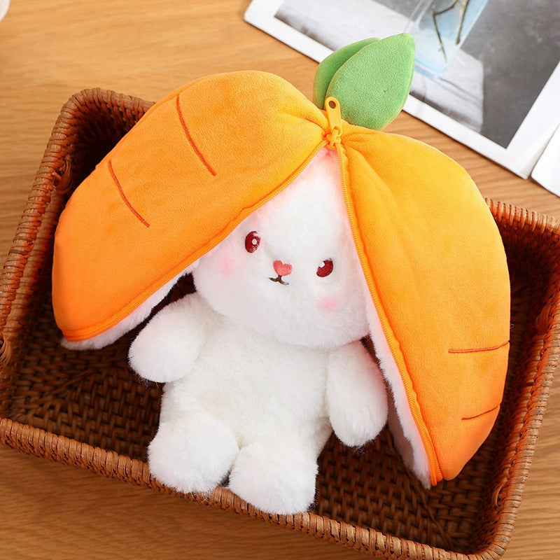 18/70cm Creative Cute Doll Carrot Rabbit Plush Toy Soft Stuffed Bunny - ToylandEU