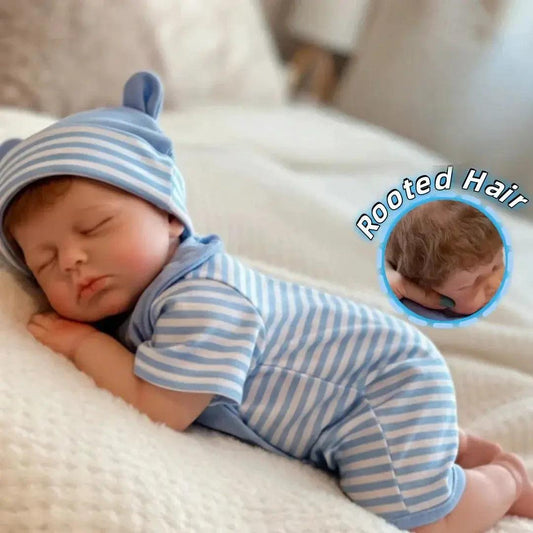  18 Inch Open Mouth Silicone Reborn Doll Rooted Hair Limited -  ToylandEU™