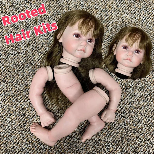  18 Inch Reborn Doll Kit Rooted Hair Soft Touch Premium -  ToylandEU™