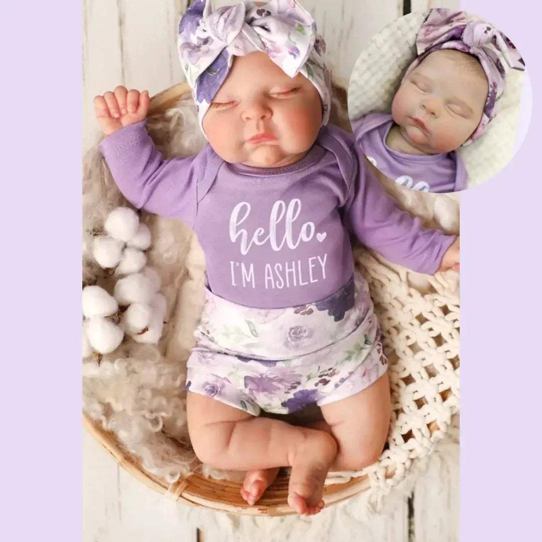 18 Inch Reborn Doll Waterproof Vinyl Body With Painted Hair - ToylandEU