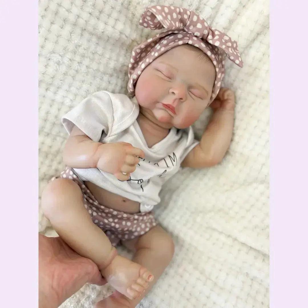  18 Inch Reborn Doll Waterproof Vinyl Painted Hair -  ToylandEU™