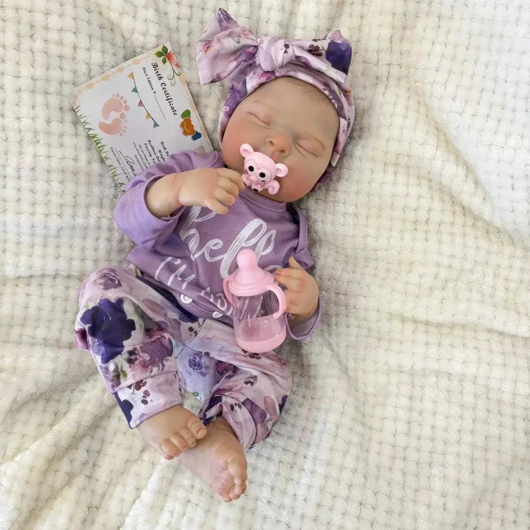  18 Inch Reborn Doll Waterproof Vinyl Painted Hair -  ToylandEU™