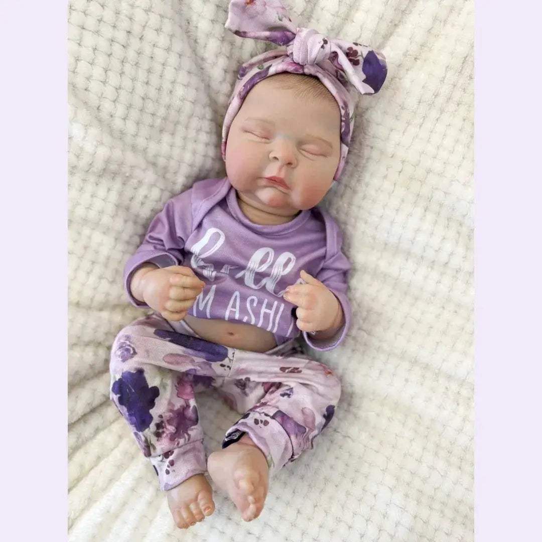  18 Inch Reborn Doll Waterproof Vinyl Painted Hair -  ToylandEU™